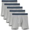 image:imageAmazon Essentials Mens Breathable Cotton Underwear Boxer Briefs TagFreeLight Grey Heather