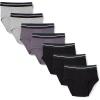 image:imageAmazon Essentials Mens Cotton Breathable TagFree Briefs UnderwearBlackCharcoalGrey Heather