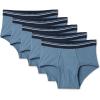 image:imageAmazon Essentials Mens Cotton Breathable TagFree Briefs UnderwearDeep Blue  Navy  Light Grey Heather