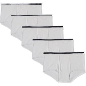 image:imageAmazon Essentials Mens Cotton Breathable TagFree Briefs UnderwearWhite
