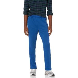 image:imageAmazon Essentials Mens Relaxed Straight Leg Fleece Open Bottom Sweatpant Available in Big amp TallBlue