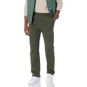 image:imageAmazon Essentials Mens Relaxed Straight Leg Fleece Open Bottom Sweatpant Available in Big amp TallOlive Heather