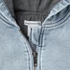 image:imageAmazon Essentials Unisex Babies Soft Stretch RegularFit Denim Jacket with HoodStone Light Wash