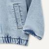 image:imageAmazon Essentials Unisex Babies Soft Stretch RegularFit Denim Jacket with HoodStone Light Wash