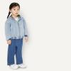 image:imageAmazon Essentials Unisex Babies Soft Stretch RegularFit Denim Jacket with HoodStone Light Wash