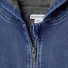 image:imageAmazon Essentials Unisex Babies Soft Stretch RegularFit Denim Jacket with HoodStone Medium Wash