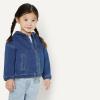 image:imageAmazon Essentials Unisex Babies Soft Stretch RegularFit Denim Jacket with HoodStone Medium Wash