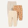 image:imageAmazon Essentials Unisex Toddlers and Babies Cotton PullOn PantsTaupeStripeLion and Pony