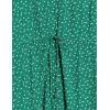 image:imageAmazon Essentials Womens Fit and Flare HalfSleeve Waisted Midi ALine Dress with PocketsGreen Vine Leaf Print