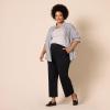 image:imageAmazon Essentials Womens HighRise Wide Leg Khaki Pant Stretchy Business CasualBlack