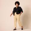image:imageAmazon Essentials Womens HighRise Wide Leg Khaki Pant Stretchy Business CasualTan