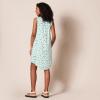 image:imageAmazon Essentials Womens Sleeveless Woven Aline V Neck Shift DressAqua Blue Poppy