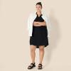 image:imageAmazon Essentials Womens Sleeveless Woven Aline V Neck Shift DressBlack
