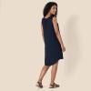 image:imageAmazon Essentials Womens Sleeveless Woven Aline V Neck Shift DressNavy