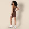 image:imageAmazon Essentials Womens Slim Fit Cotton Layering Slip DressBrownLight Camel