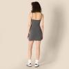 image:imageAmazon Essentials Womens Slim Fit Cotton Layering Slip DressCharcoal GreyLight Grey Heather