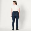 image:imageAmazon Essentials Womens Stretch Denim MidRise PullOn Skinny JeggingDark Wash
