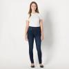 image:imageAmazon Essentials Womens Stretch Denim MidRise PullOn Skinny JeggingDark Wash