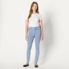 image:imageAmazon Essentials Womens Stretch Denim MidRise PullOn Skinny JeggingIced Light Wash