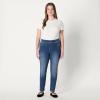 image:imageAmazon Essentials Womens Stretch Denim MidRise PullOn Skinny JeggingMedium Wash