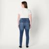 image:imageAmazon Essentials Womens Stretch Denim MidRise PullOn Skinny JeggingMedium Wash