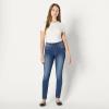 image:imageAmazon Essentials Womens Stretch Denim MidRise PullOn Skinny JeggingMedium Wash