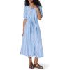 French Blue/White Stripe