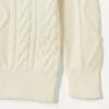 image:imageAmazon Essentials Boys and Toddlers QuarterZip CableKnit RelaxedFit Cotton SweaterEggshell White