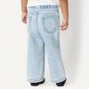 image:imageAmazon Essentials Baby Girls Soft Stretch RelaxedFit Wide Leg JeansClassic Light Wash
