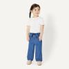 image:imageAmazon Essentials Baby Girls Soft Stretch RelaxedFit Wide Leg JeansMedium Blue Vintage