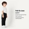 image:imageAmazon Essentials Unisex Babies Soft Stretch PullOn Jeans Black Wash 3T