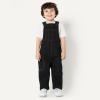 image:imageAmazon Essentials Unisex Babies Soft Stretch RegularFit Denim OverallsBlack Wash