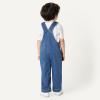 image:imageAmazon Essentials Unisex Babies Soft Stretch RegularFit Denim OverallsMedium Blue Vintage