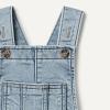 image:imageAmazon Essentials Unisex Babies Soft Stretch RegularFit Denim OverallsStone Light Wash