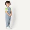 image:imageAmazon Essentials Unisex Babies Soft Stretch RegularFit Denim OverallsStone Light Wash
