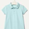 image:imageAmazon Essentials x Sofia Grainge Baby Boys Short Sleeve Cotton Polo Romper Pack of 2NavyPale Mint Green
