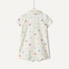image:imageAmazon Essentials x Sofia Grainge Baby Boys Short Sleeve Cotton Polo Romper Pack of 2SailboatsUneven Stripe