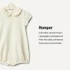 image:imageAmazon Essentials x Sofia Grainge Baby Girls Cotton Short Sleeve Romper with Peter Pan CollarDitsy FlowerIvory