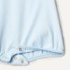 image:imageAmazon Essentials x Sofia Grainge Baby Girls Cotton Short Sleeve Romper with Peter Pan CollarLight BlueStripe