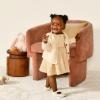 image:imageAmazon Essentials x Sofia Grainge Toddler and Baby Girls Embroidered Knit DressLight Yellow Delicate Floral