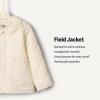 image:imageAmazon Essentials x Sofia Grainge Toddler and Baby Girls Midweight Quilted Field Jacket with RuffleIvory
