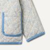 image:imageAmazon Essentials x Sofia Grainge Toddler and Baby Girls Midweight Quilted Field Jacket with RuffleIvory Blue Outlined Blooms