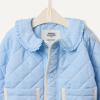 image:imageAmazon Essentials x Sofia Grainge Toddler and Baby Girls Midweight Quilted Field Jacket with RuffleLight Blue