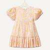 image:imageAmazon Essentials x Sofia Grainge Toddler and Baby Girls Puff Sleeve DressShell Pink Ornate Paisley