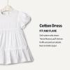 image:imageAmazon Essentials x Sofia Grainge Toddler and Baby Girls Puff Sleeve DressWhite