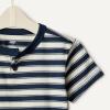 image:imageAmazon Essentials x Sofia Grainge Toddlers and Baby Boys Cotton Short Sleeve Crewneck TShirts Pack of 2Light BlueStripe