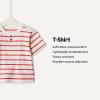 image:imageAmazon Essentials x Sofia Grainge Toddlers and Baby Boys Cotton Short Sleeve Crewneck TShirts Pack of 2Petit SoleilUneven Stripe
