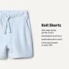 image:imageAmazon Essentials x Sofia Grainge Toddlers and Baby Boys PullOn Knit French Terry Shorts Pack of 2Light BlueStripe