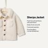 image:imageAmazon Essentials x Sofia Grainge Toddlers and Baby Boys Sherpa Fleece Overshirt JacketIvory