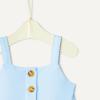 image:imageAmazon Essentials x Sofia Grainge Toddlers and Baby Girls Cotton Casual Fit and Flare DressLight Blue